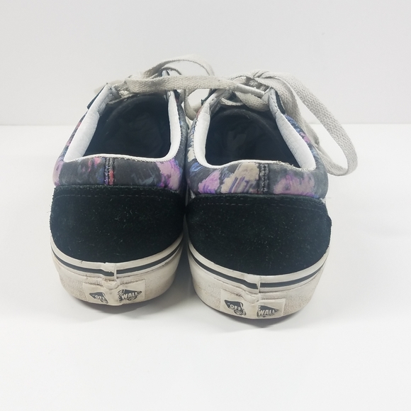 Vans Purple Black Suede Skateboard Sneaker - Picture 5 of 9